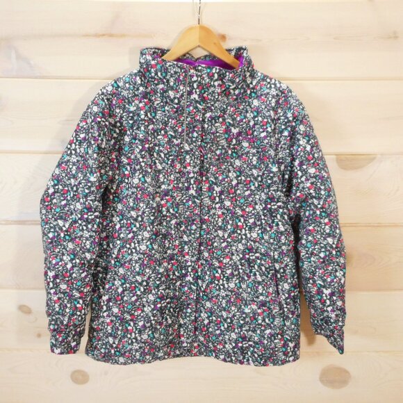 Columbia Youth Girls size XL Winter Jacket Insulated Omni Heat Speckled Print